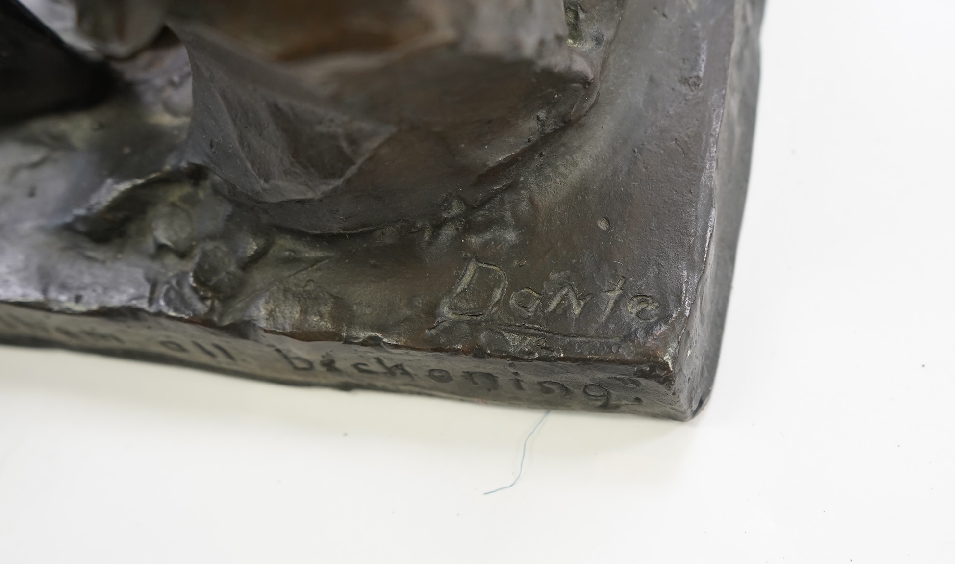 Alexander Proudfoot (1878-1957), ‘Charon’, a patinated bronze